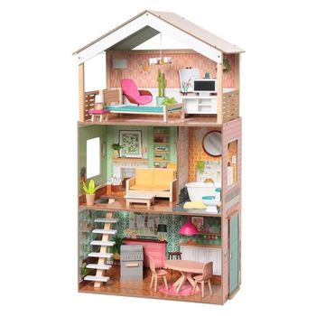 Casa De Muñecas Charlotte De Madera Con Ez Kraft Assembly con Ofertas en  Carrefour