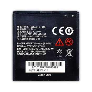 Bateria Zte Kis V788 / Concord V768 / U830 / U812 / U788 / N768 | Li3715t42p3h504857 (1500mah) / Capacidad Original / Repuesto