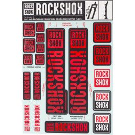 Rockshox Rec Kit Adhesivos Barra 30/32/rs1 2018 Oxy Red