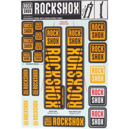 Rockshox Rec Kit Adhesivos Barra 35mm 2018 Ne01 Orange