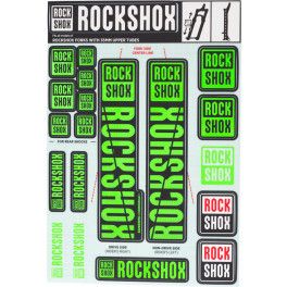 Rockshox Rec Kit Adhesivos Barra 35mm 2018 Ne05 Green
