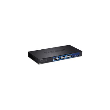 Trendnet - Teg-30284 Managed Network Switch Gigabit Ethernet (10/100/1000) 1u Negro Switch