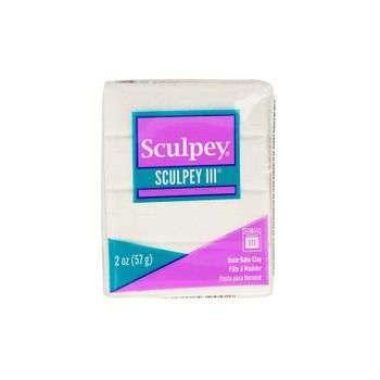 Arcilla Polimérica Sculpey 57 G - Brillo Blanco