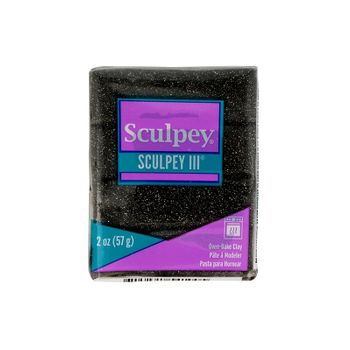 Arcilla Polimérica Sculpey 57 G - Brillo Negro