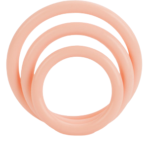 Calexotics Tri Rings Natural Rosa Claro