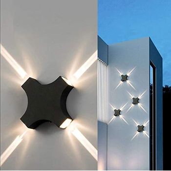 Luz De Pared Luz Arbotante Led Pared Uso Exterior 3000k