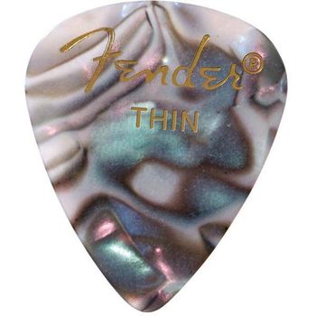 Fender 351 Shape Abalone Thin Pack 12 Púas