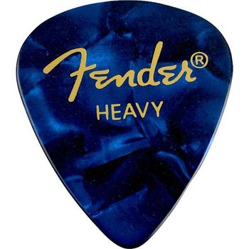 Fender 351 Shape Blue Moto Heavy Pack 12 Púas