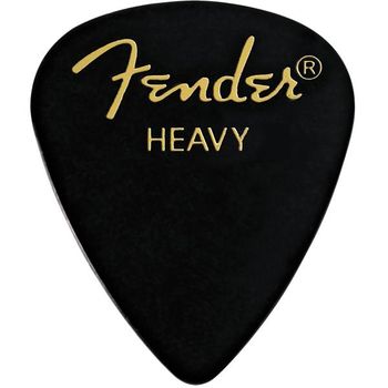 Fender Heavy Black Pack 12 Púas