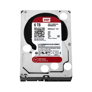 Western Digital 3.5" Disco Duro 6tb Wd Nas Red Wd60efrx Sata3 64mb