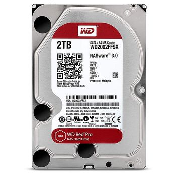 Western Digital Disco Nas 2tb Wd Red Pro 3.5" 6gb/s 64mb 7200rpm