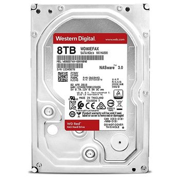 Western Digital Disco Nas 8tb Wd Red 3.5" 6gb/s 256mb 5400rpm