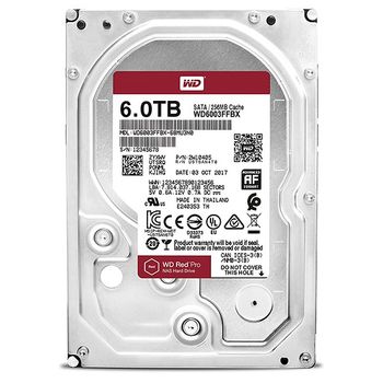 Western Digital Disco Nas 6tb Wd Red Pro 3.5" 6gb/s 256mb 7200rpm