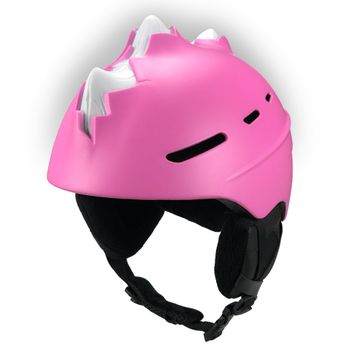 Casco De Esquí Para Adultos Crazy Safety Bone Spike, M Neón