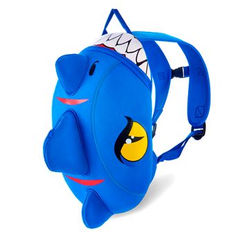 Mochila De Dragón Azul Para Guardería O Preescolar Para Niños De 2 A 6 Años. Diseño De Crazy Safety. Neopreno De Calidad Con Etiqueta Para El Nombre