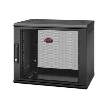 Apc Netshelter Wx 9u Single Hinged Wall-mount Enclosure 400mm Deep. Bastidor De Pared Negro