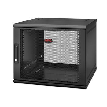 Apc Netshelter Wx 9u Single Hinged Wall-mount Enclosure 600mm Deep Bastidor De Pared Negro