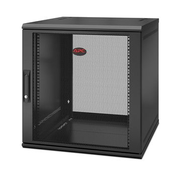 Apc Netshelter Wx 12u Single Hinged Wall-mount Enclosure 600mm Deep Bastidor De Pared Negro