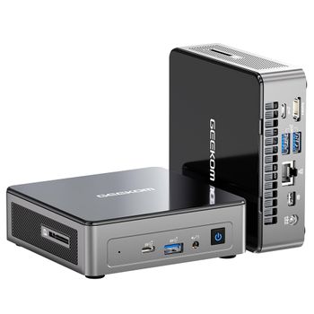 Mini Pc Geekom Air12, N100,16gb,512gb Ssd,w11 Pro-negro