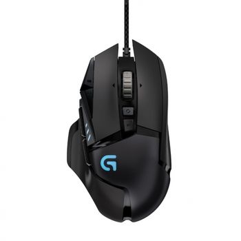 Logitech G502 - Ratón Para Gaming Rgb Ajustable Y 11 Botones Programables