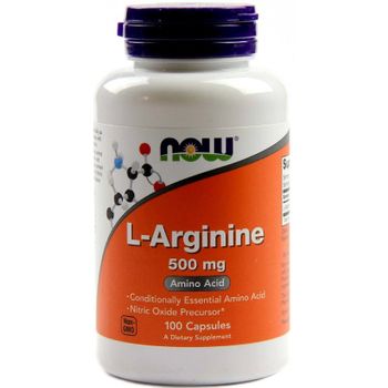 Now Foods L-arginine 500 Mg 100 Cápsulas