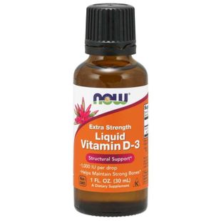 Now Foods Vitamina D3 Líquida 1000 Extra Strength 30 Ml