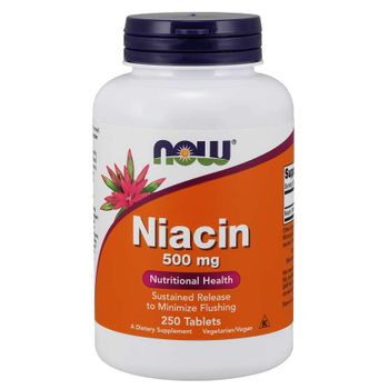 Now Foods Niacina Vitamin B3 250x500 Mg 235 Gr