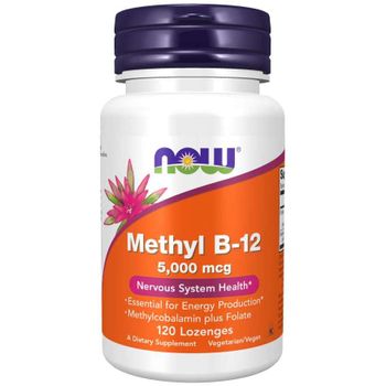 Now Foods Metil B-12 5000 Mcg En Pastillas 60 Unidades