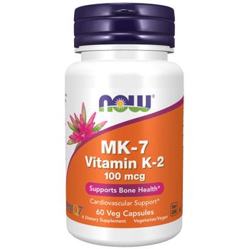 Now Foods Mk-7 Vitamin K-2 100 Mg 60 Cápsulas