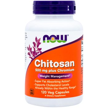 Now Foods Chitosan Plus Chromium 500 Mg 120 Cápsulas