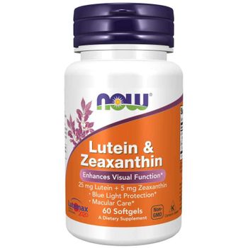 Now Foods Lutein & Zeaxanthin 60 Softgels