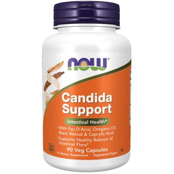 Now Foods Candida Support 90 Cápsulas Vegetales