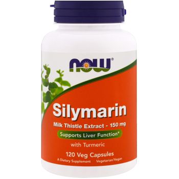 Now Foods Silymarin Milk Thistle Extract 150 Mg 60 Cápsulas