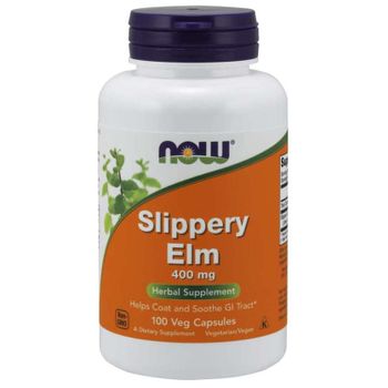 Now Foods Slippery Elm 100x400 Mg