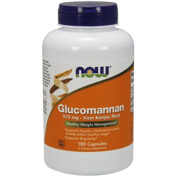 Now Foods Glucomannan 575 Mg 180 Capsulas