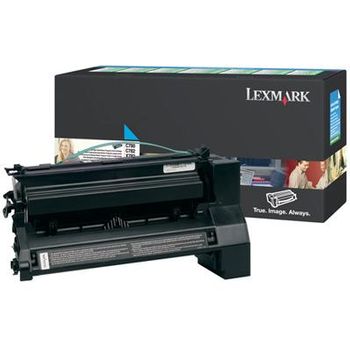 Lexmark C780, C782 Cyan High Yield Return Program Print Cartridge, 10000 Páginas, Cian