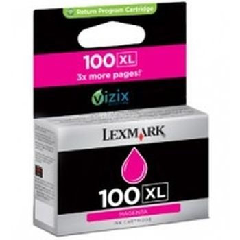 Lexmark 100xl Magenta High Yield Return Program Ink Cartridge Original