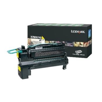 Lexmark Toner Laser Amarillo 20.000 Paginas Retornable X/792