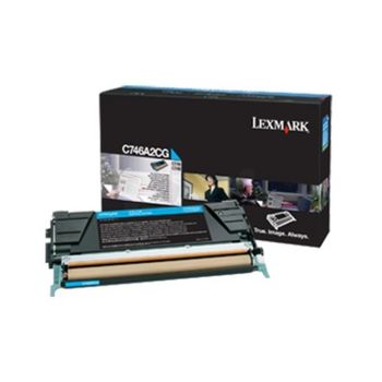 Lexmark C746a3cg Cartucho De Tóner 1 Pieza(s) Original Cian