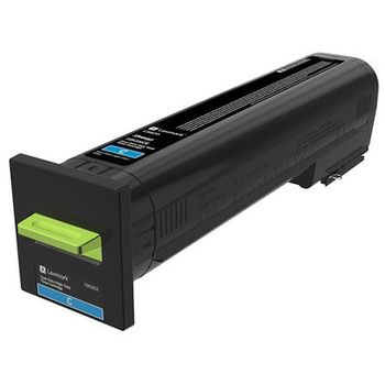 Lexmark 72k2xce Cartuccia Toner 1 Pz Originale Ciano