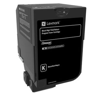 Lexmark 74c2hk0 Cartucho De Tóner 1 Pieza(s) Original Negro