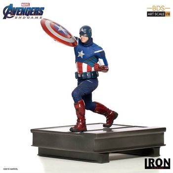 Figura Bds Art Scale 1/10 Marvel Los Vengadores: Endgame Capitan America 2012