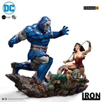 Figura Diorama Scale 1/6 Dc Comics Wonder Woman Vs Darkseid