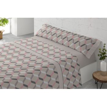 Juego Sábanas Tres Piezas Paduana Nueva Deli Cama 90 Beige