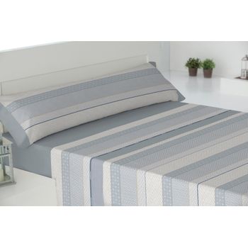 Juego Sábanas Tres Piezas Paduana Nairobi Cama 105 Azul