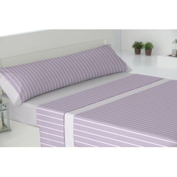 Juego De Sábanas Tres Piezas Invierno Franela Bombas Cama De 105 Cm Rosa  con Ofertas en Carrefour