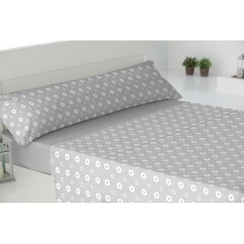 Juego Sábanas Coralina Tres Piezas Paduana Ring Cama 90 Gris