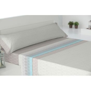 Juego Sábanas Coralina Tres Piezas Paduana Paisley Cama 90 Beige con  Ofertas en Carrefour