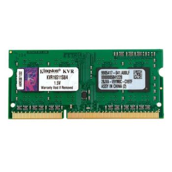 Memoria Ram Kingston Imemd30096 Kvr16s11s8/4 4 Gb 1600 Mhz Ddr3-pc3-12800