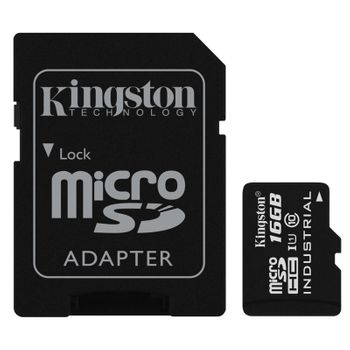 Kingston Tarjeta Microsdhd 16gb Clase 10 Uhs-i Industrial C/adapt